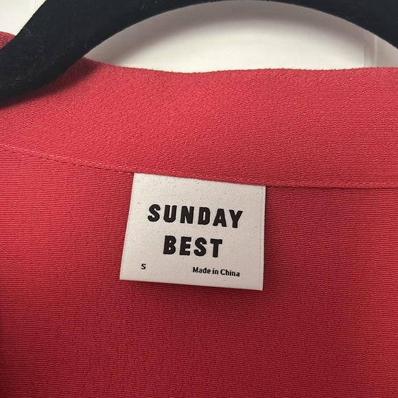 Aritzia/Sunday Best Vida dress size small, red - Picture 2 of 5
